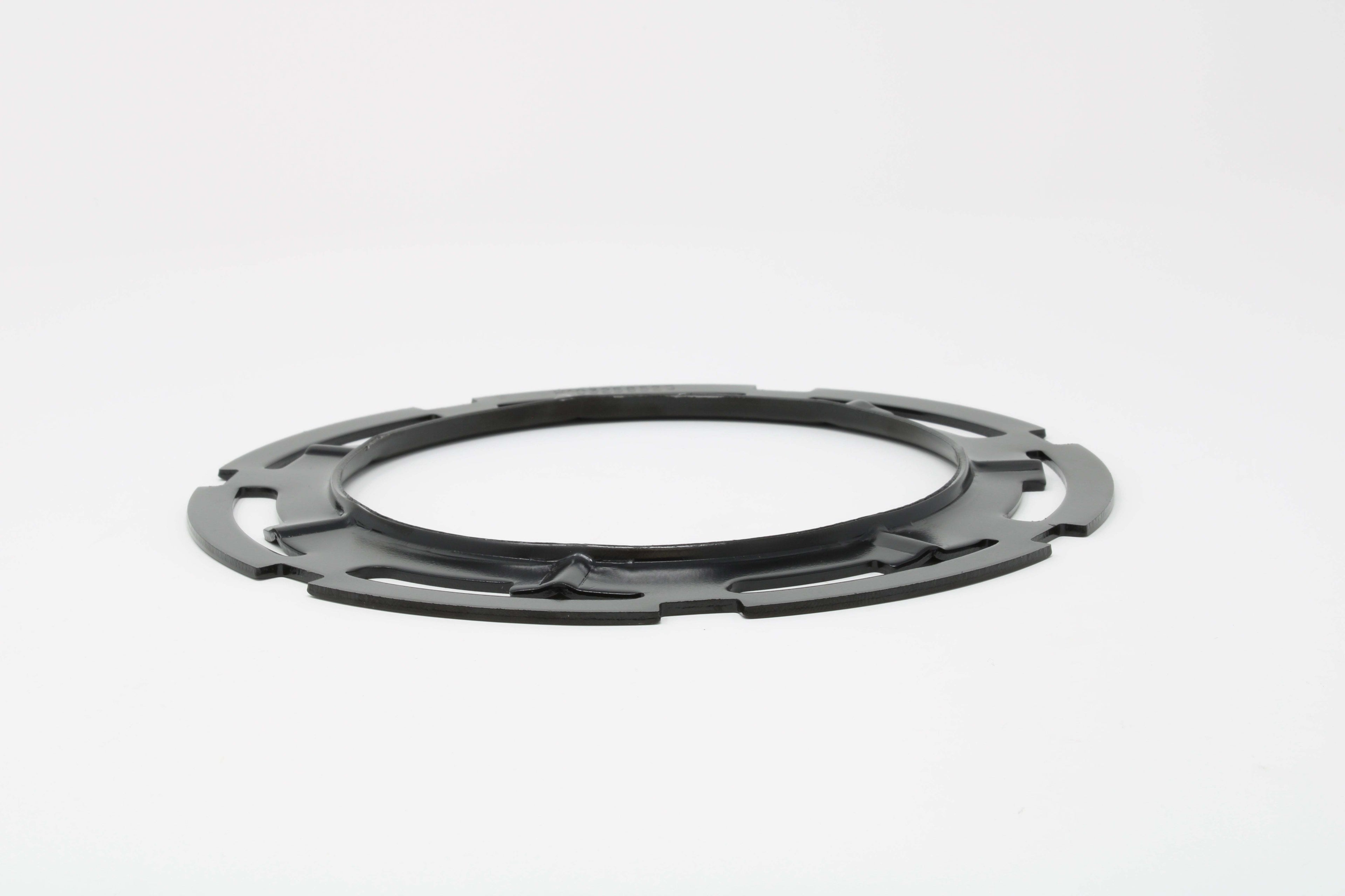 AEROMOTIVE Fuel Pump Mounting Ring 68703 for GM Vehicles, 6-Inch Diameter, Twist-Lock Steel Construction, Black Finish