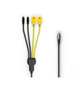AIM Sports V02551890 Harness ACC3 4 Analog and 2 Thermocouple Connectors, 50 cm Length