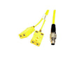 AIM Sports V02557070 Patch Cable for MyChron 5, Yellow Thermocouple Cable