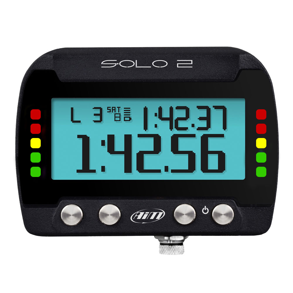 Aim Sports X47SOLO2001U0 GPS Lap Timer Solo2 with Multi-Color Backlight and Programmable Features