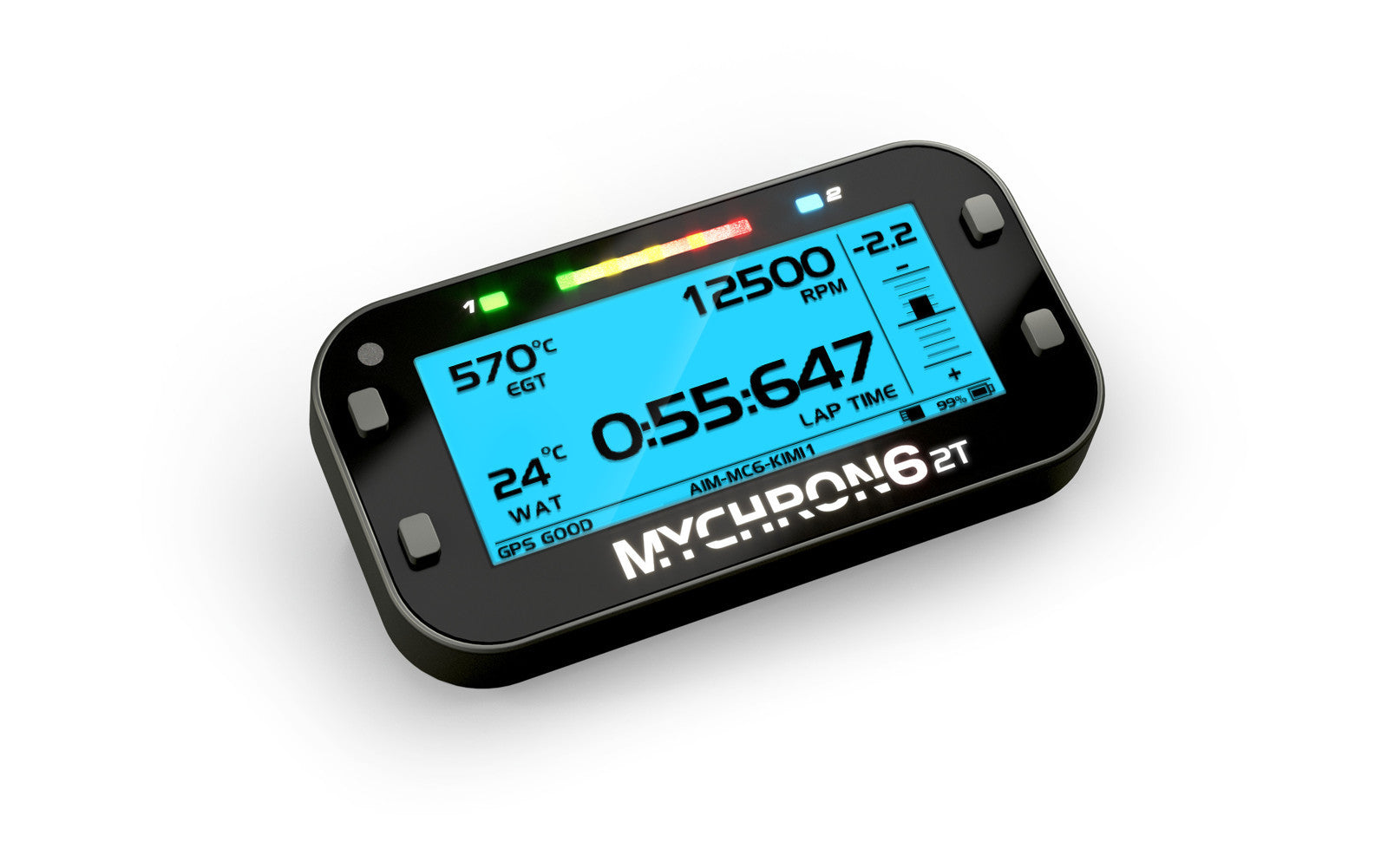 AIM Sports MyChron 6 Data Logger with EGT and Water Temperature Sensor Kit, M10 Thread