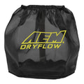 AEM Induction AEM-1-4000 Air Filter Wrap, Reusable Silicone Treated Polyester, 6 Inch OD Base, 5-1/4 Inch OD Top, 5 Inch Tall, Black