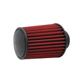 AEM INDUCTION AEM-21-2027DK DryFlow Clamp-On Conical Air Filter, 6-1/4 Inch Base, 5-1/4 Inch Top Diameter, 7 Inch Tall, Red Synthetic Material