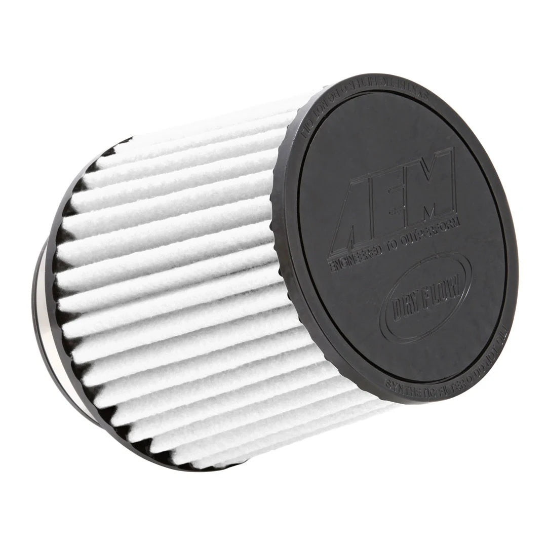 AEM Induction AEM-21-203BF DryFlow Clamp-On Conical Air Filter with 6-Inch Base and 5-1/8-Inch Diameter
