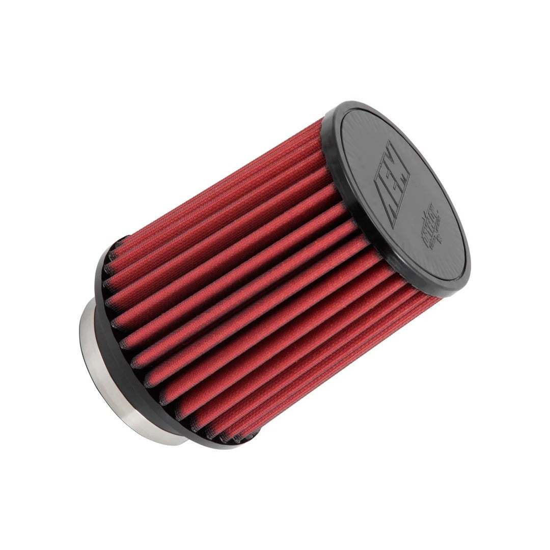 AEM Induction AEM-21-2058DK DryFlow Air Filter, 6 Inch Diameter, 7 Inch Tall, Round Clamp-On Synthetic Red Air Filter