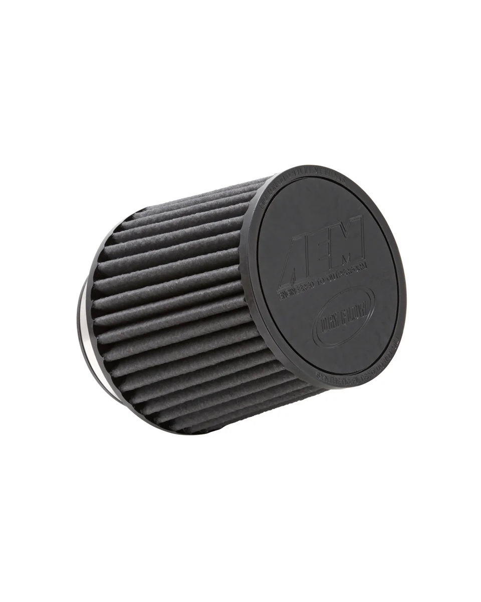 AEM Induction AEM-21-205BF DryFlow Air Filter with Clamp-On Conical Design, 6 Inch Base, 5.125 Inch Top Diameter, and 5.25 Inch Height
