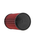 AEM INDUCTION AEM-21-2109DK DryFlow Air Filter, Conical Clamp-On Design, 6 Inch Base, 5.125 Inch Top Diameter, 8.875 Inch Height, 3.25 Inch Flange, Synthetic Red Material
