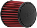 AEM Induction AEM-21-2110DK DryFlow Air Filter, Clamp-On Conical Design, 6 Inch Base, 5-1/8 Inch Top Diameter, 5-1/4 Inch Height, 3-1/4 Inch Flange, Synthetic Red Finish