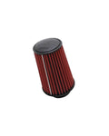 AEM Induction AEM-21-3059DK DryFlow Conical Air Filter, 6-1/2 Inch Base Diameter, 5-1/8 Inch Top Diameter, 9-1/4 Inch Tall, 4 Inch Flange, Synthetic Red