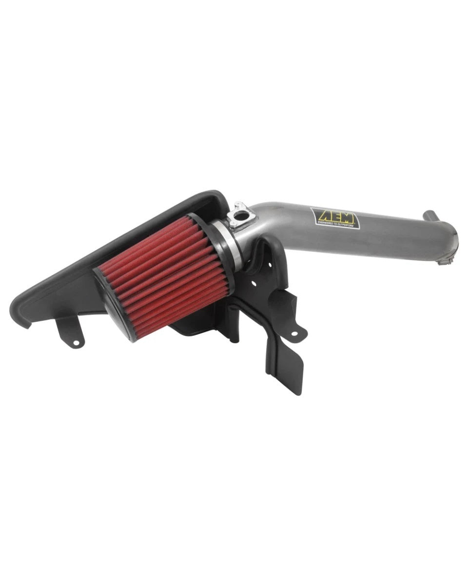 AEM Induction AEM-21-791C Cold Air Intake System for Lexus IS200t and IS300, Dryflow Reusable Filter, Aluminum Gray Powder Coat