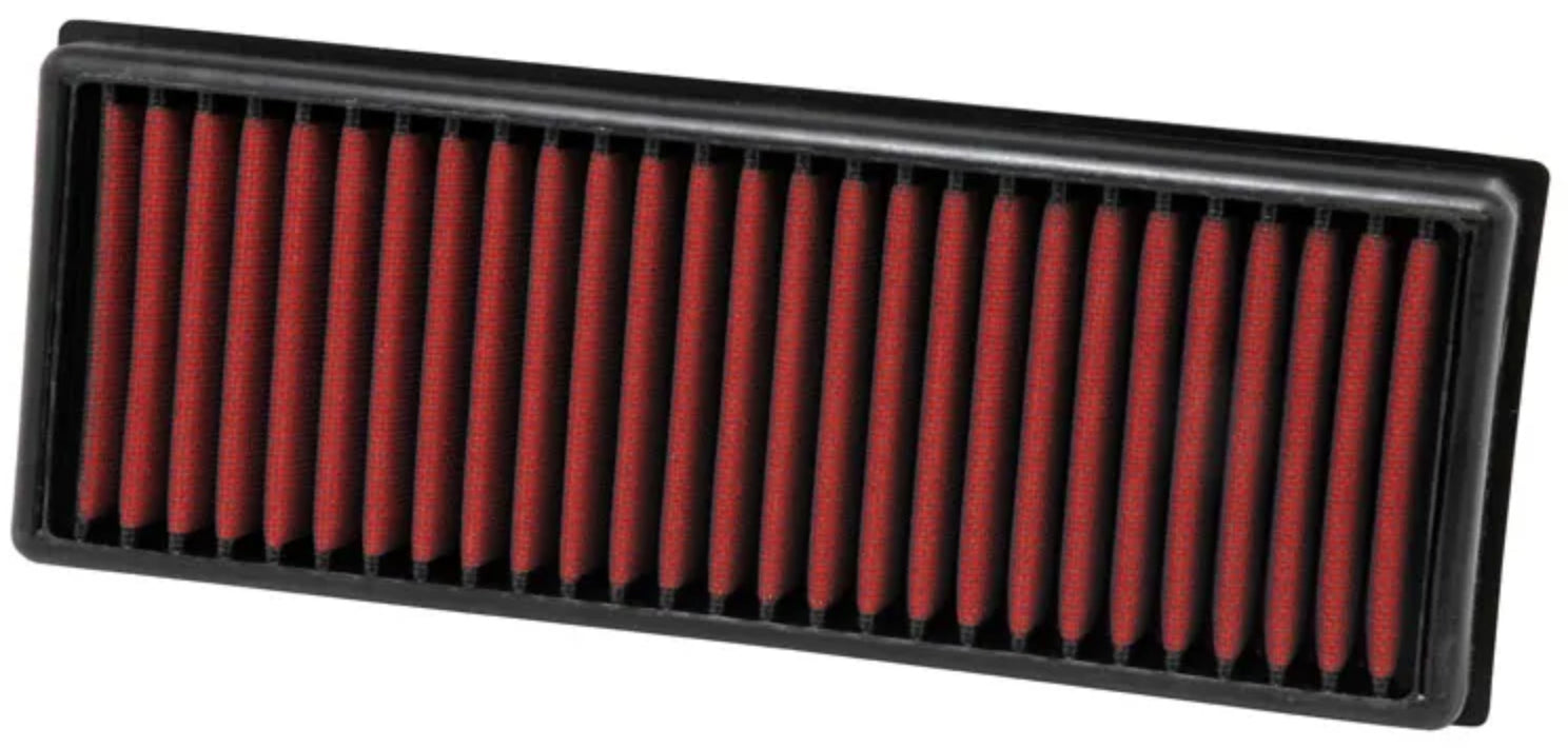 AEM Induction AEM-28-20181 DryFlow Panel Air Filter for Mercedes Vehicles, 13-7/8 x 5-7/32 Inches, Synthetic Red Finish