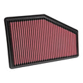 AEM INDUCTION AEM-28-50049 DryFlow Panel Air Filter for GM, Vauxhall, Opel - 13.688 x 9.063 inches, 1 inch Tall, Synthetic Material, Red Finish