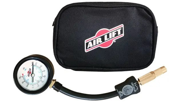 Air Lift Analog Pressure Gauge 0-100 psi White Face with 2 psi Increments