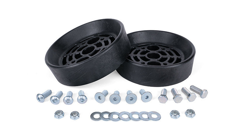Air Lift 52500 Universal Air Spring Cradle Pair with Hardware, Polyurethane, Black