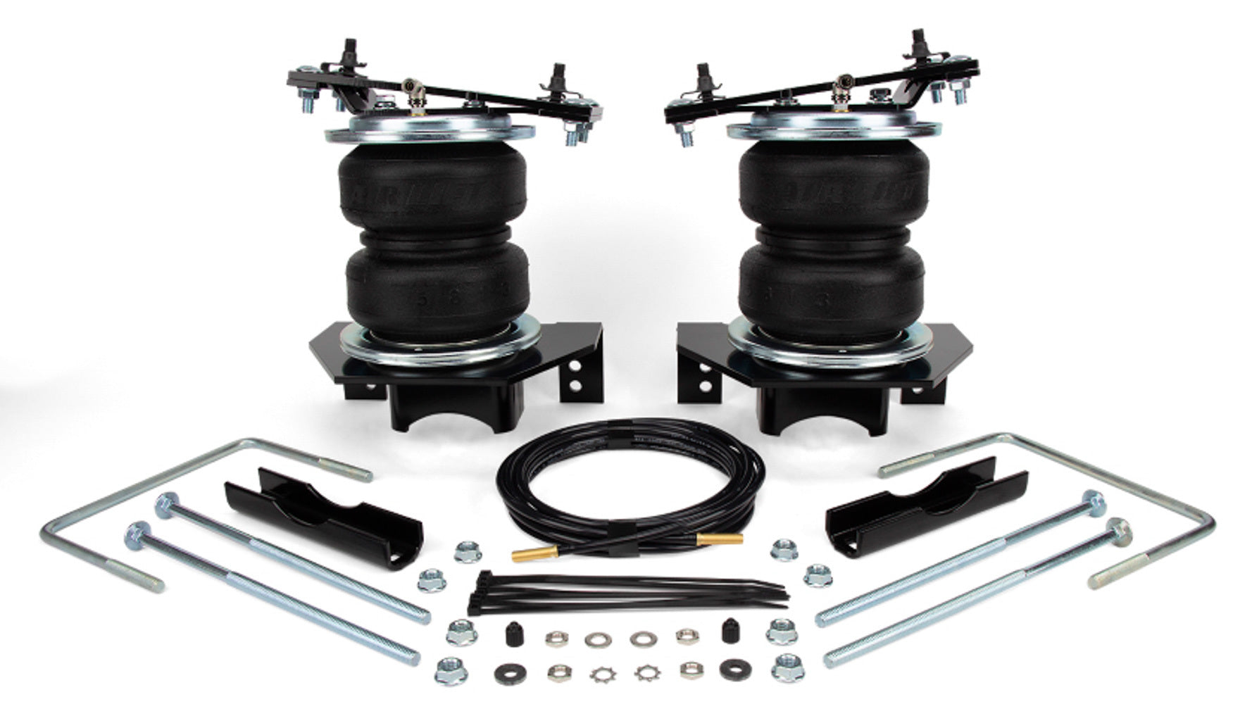 AIR LIFT LoadLifter 5000 Air Spring Kit for Ford F-250, Rear, 5000 lb Capacity, Black Powder Coat Brackets