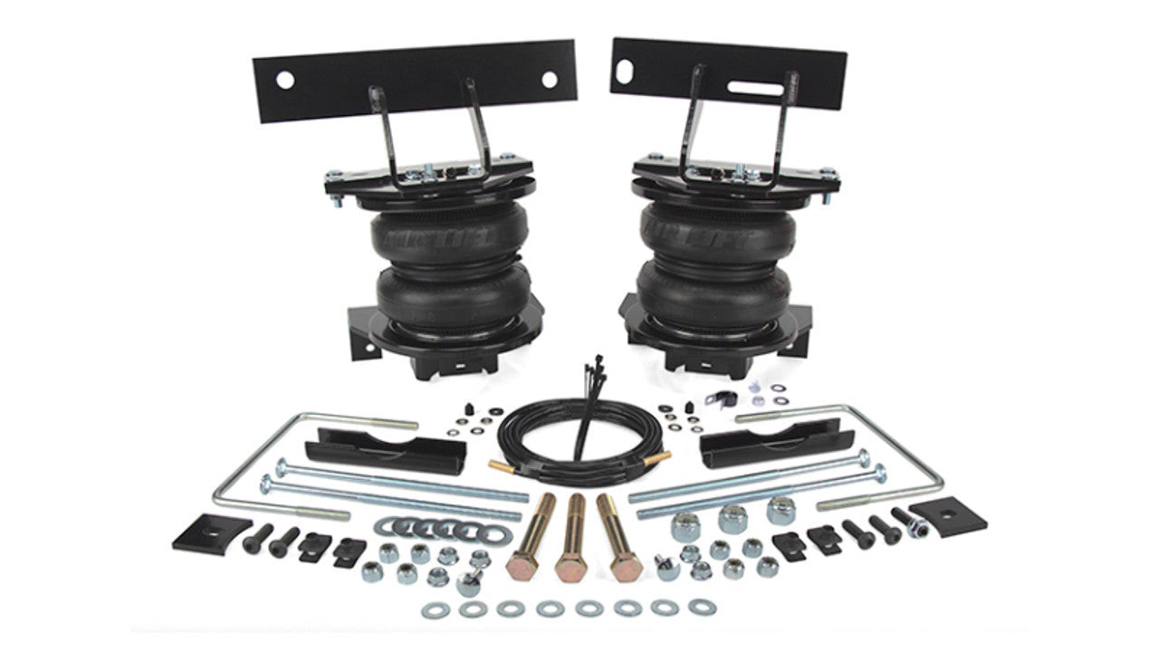 Air Lift LoadLifter 7500XL Air Spring Kit for Ford Fullsize Trucks, 7500 lb Capacity, Black Powder Coat Brackets