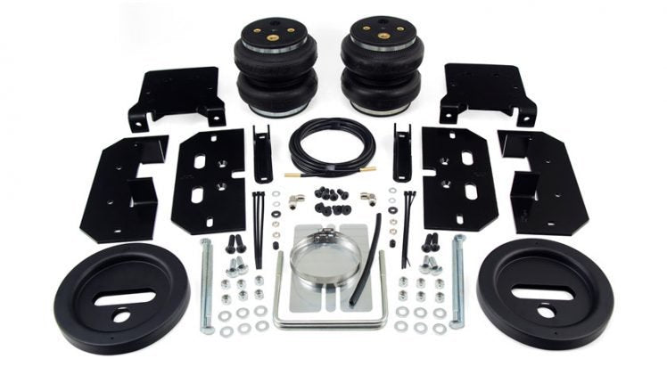 Air Lift LoadLifter 7500 XL Air Spring Kit for Dodge Ram 3500, Rear, 7500 lb Capacity, Black Powder Coat Brackets