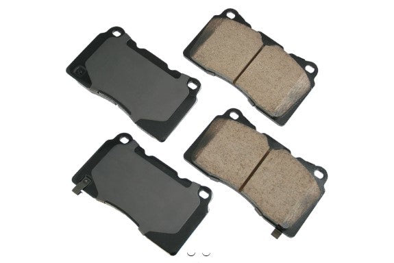 Akebono Brake Corporation ACT1001 Pro ACT Ultra Premium Front Brake Pads Set for Acura TL, Buick Regal, Cadillac ATS