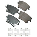 Akebono Brake Corporation ACT1057 ProAct Ultra-Premium Rear Brake Pads for Dodge Challenger, Charger, and Magnum