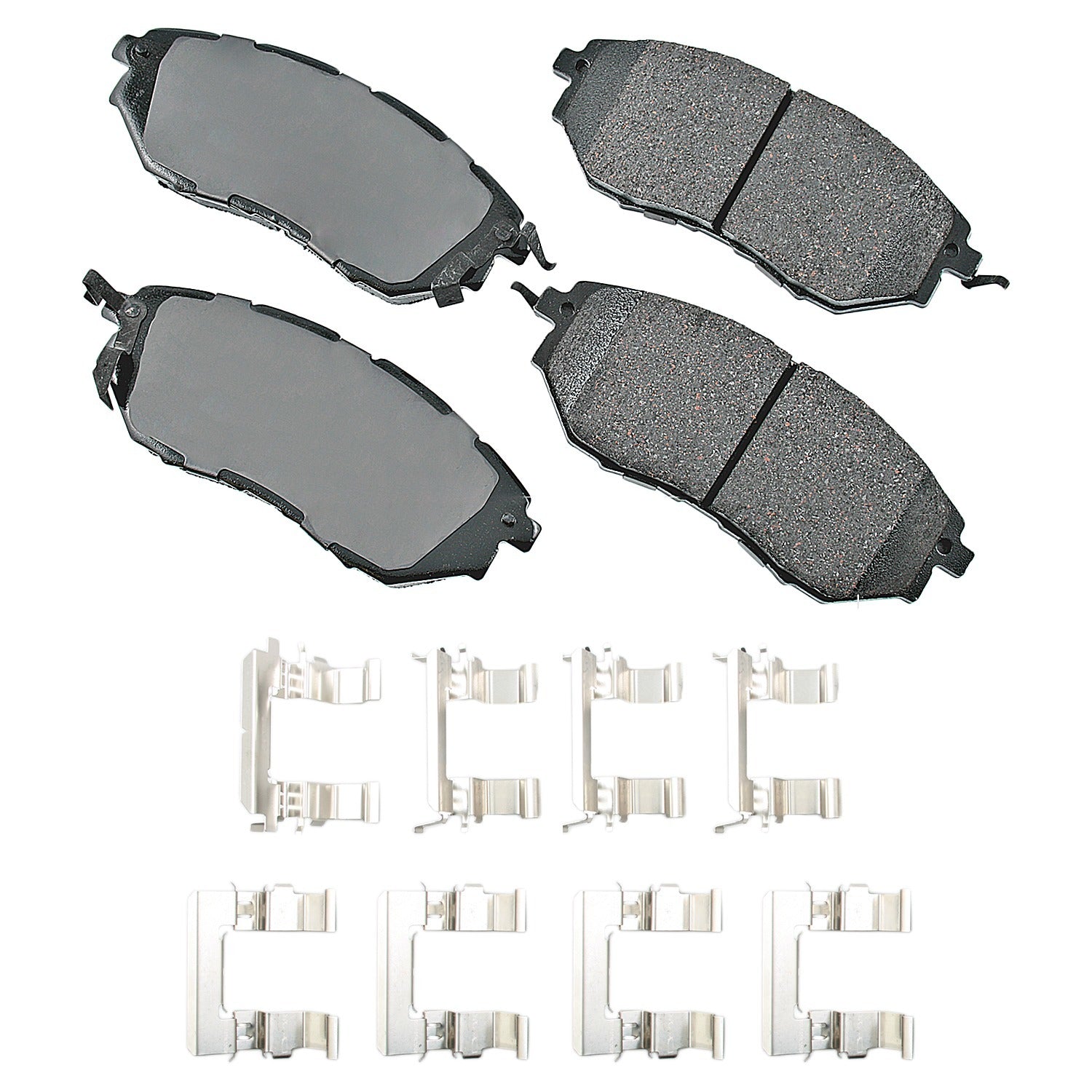 Akebono Brake Corporation ACT1078A ProACT Ultra-Premium Front Brake Pads for Subaru