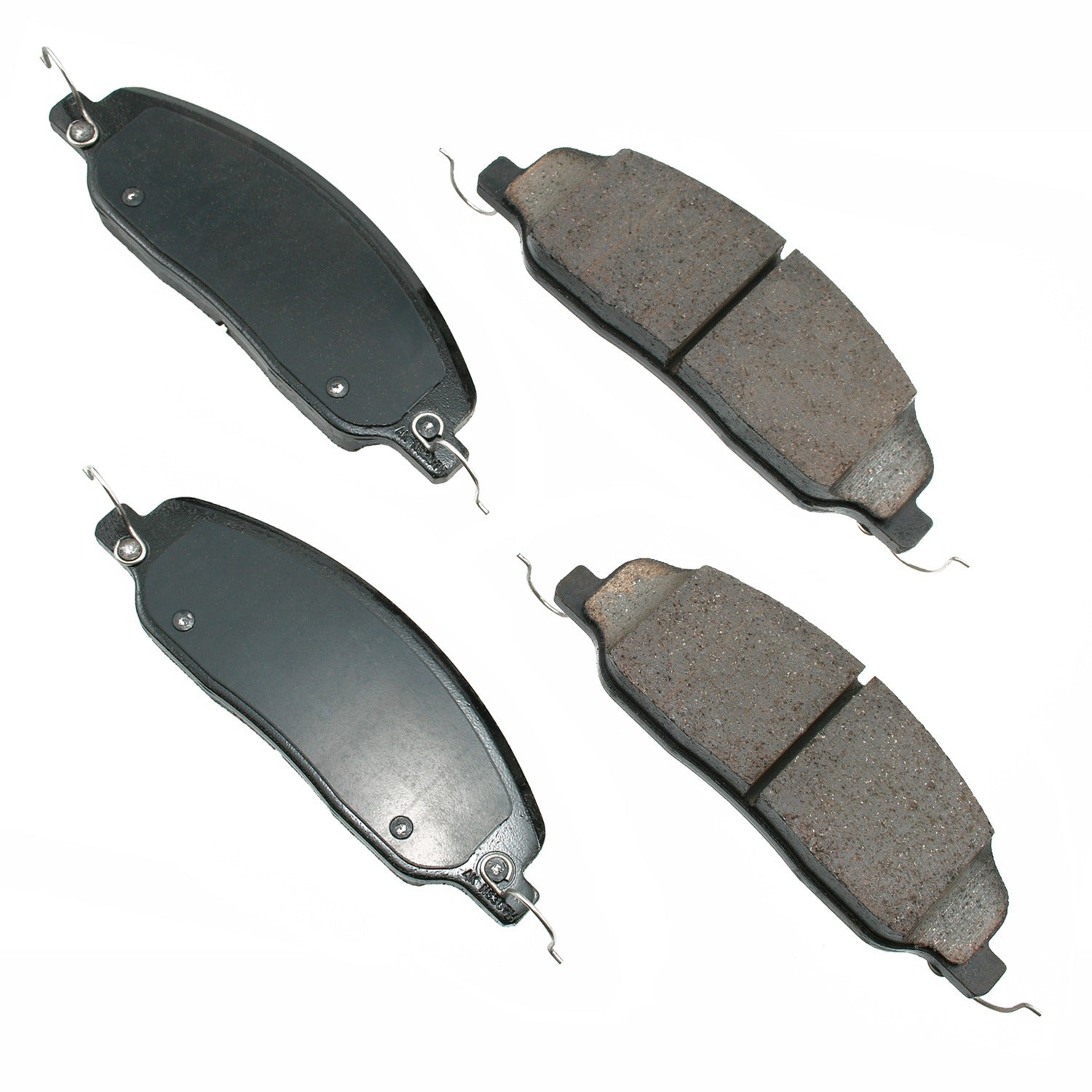 Akebono Brake Corporation ACT1081 ProAct Ultra-Premium Front Brake Pads, 17 mm Thickness for Ford Vehicles 2005-2014