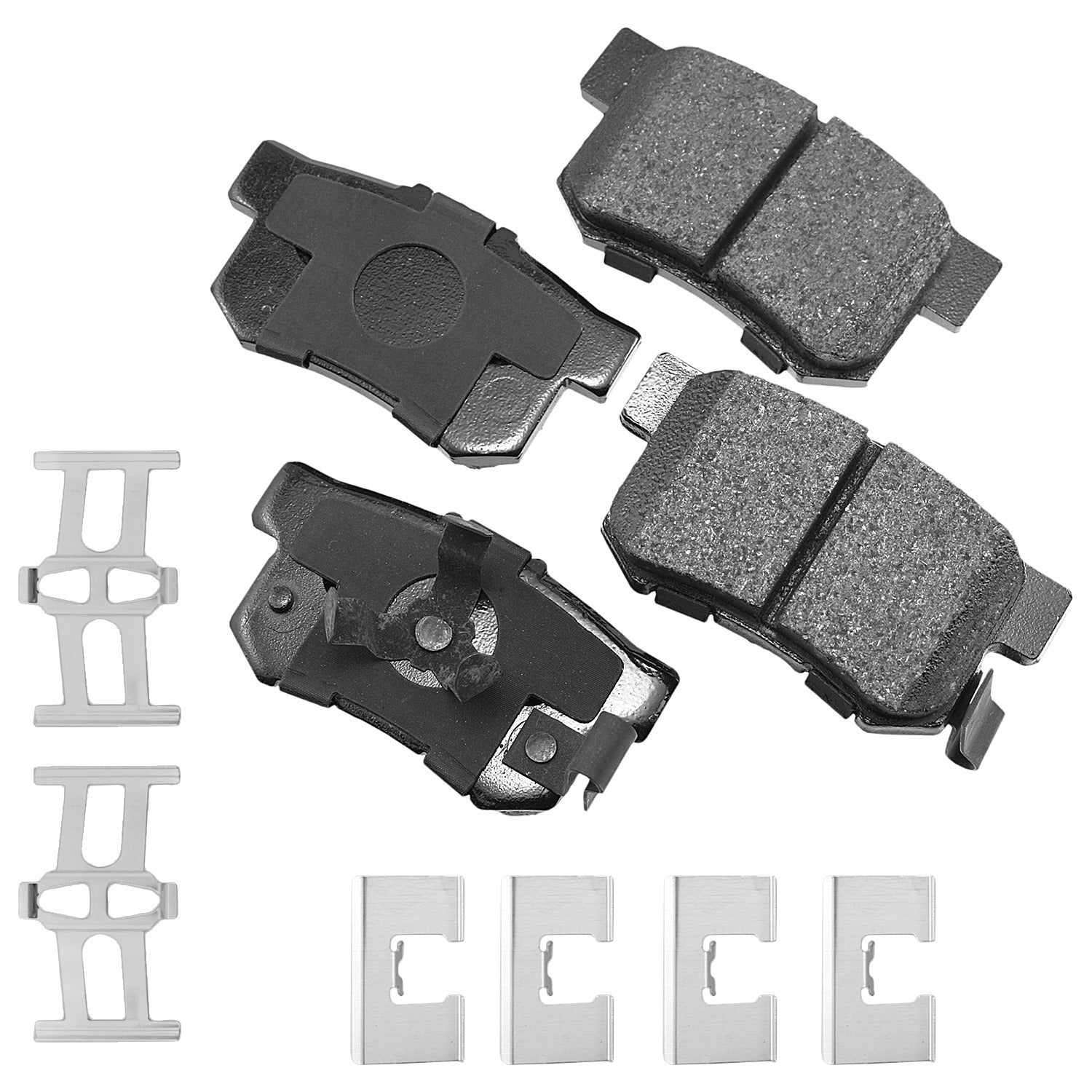 Akebono Brake Corporation ACT1086A ProACT Ultra-Premium Rear Brake Pads for Honda and Acura Vehicles
