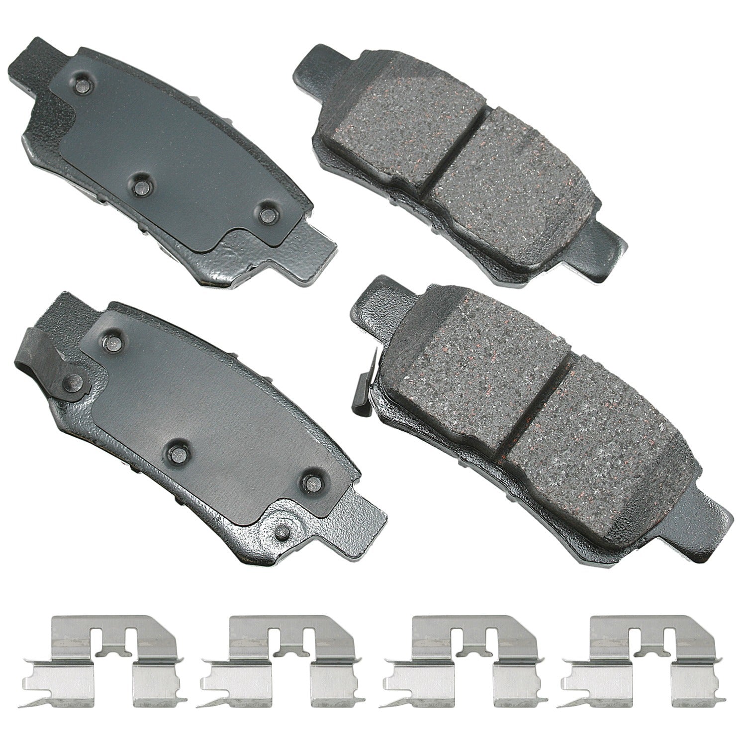 Akebono Brake Corporation ACT1088A ProACT Ultra-Premium Rear Brake Pads