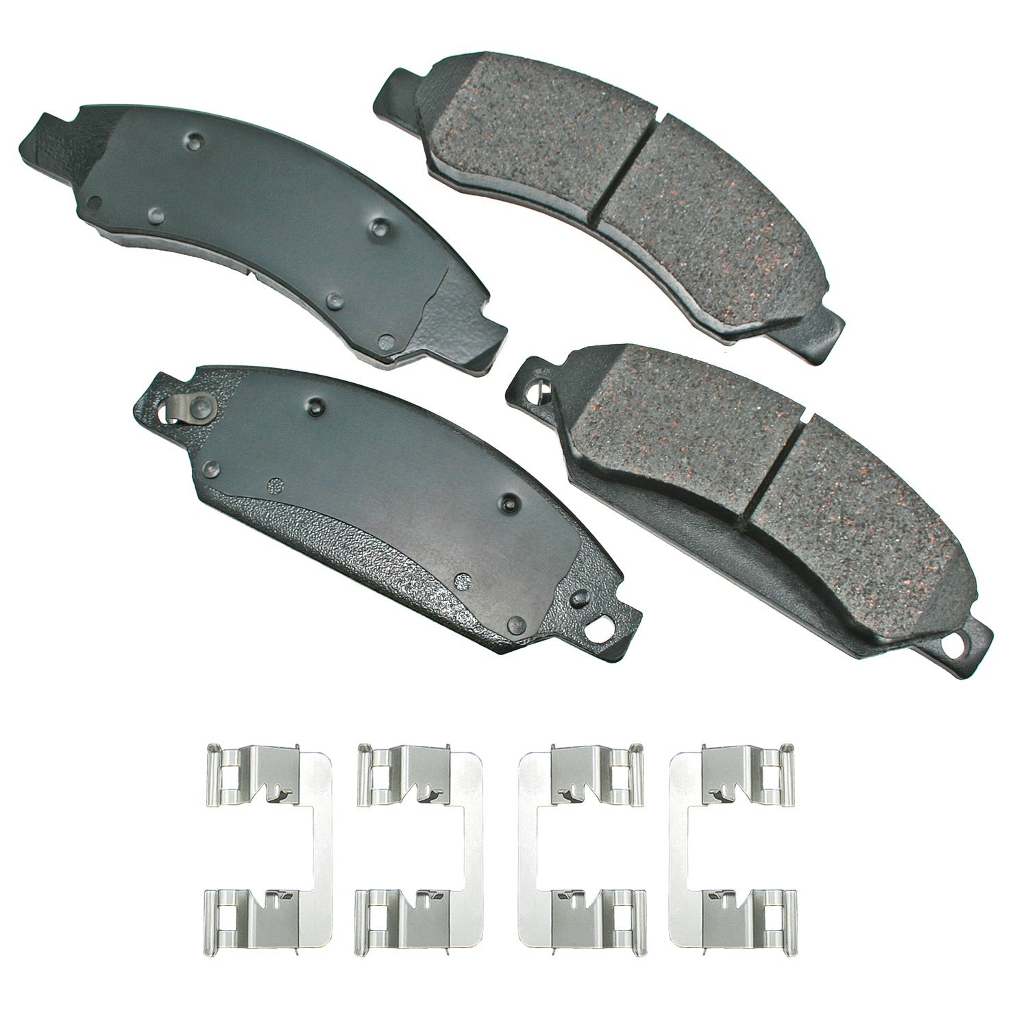 Akebono Brake Corporation ACT1092 ProACT Ultra-Premium Front Brake Pads for Cadillac, Chevrolet, GMC 2005-2007