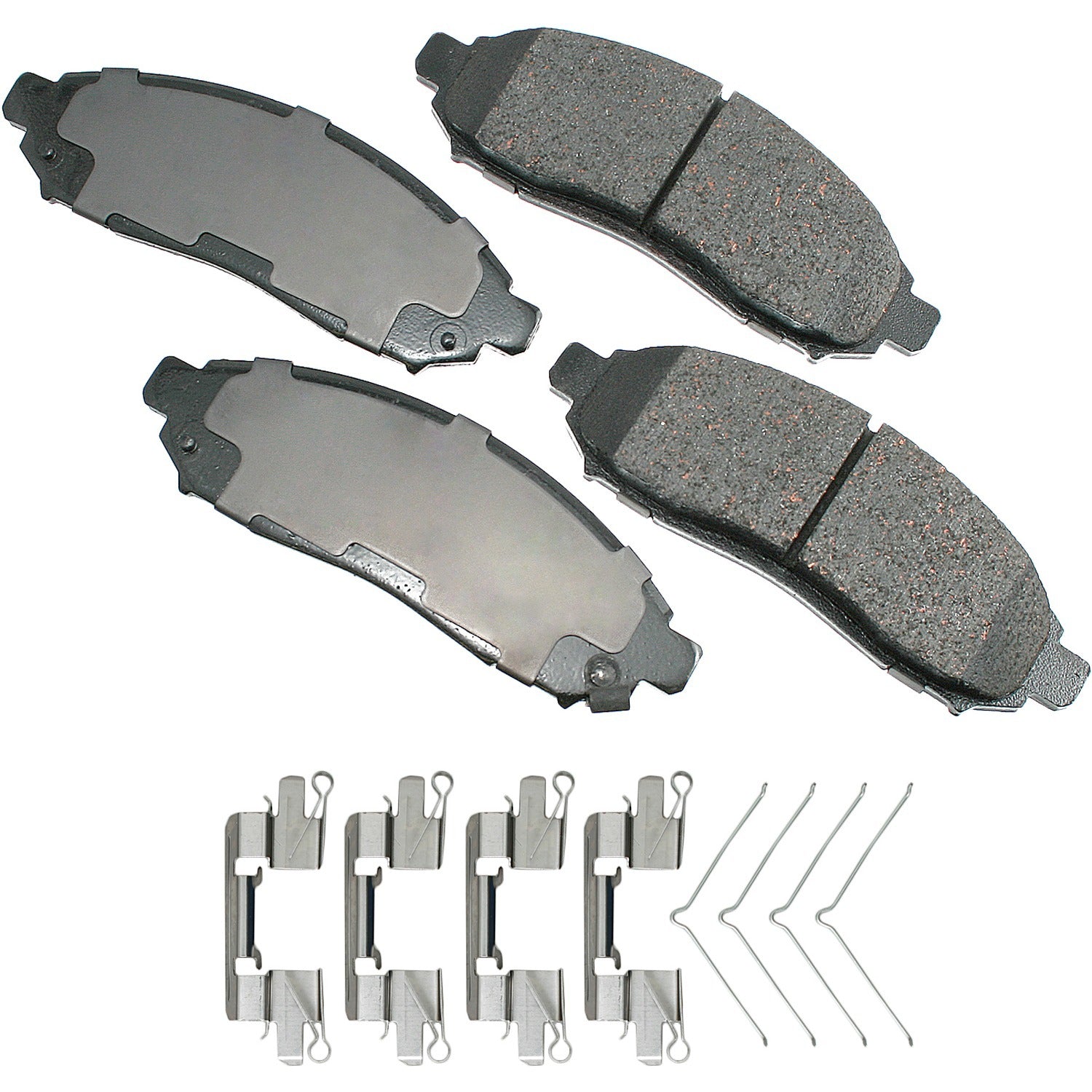 Akebono Brake Corporation ACT1094 ProACT Ultra-Premium Front Brake Pads for Nissan and Chevrolet, 15.9 mm Thick