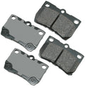 Akebono Brake Corporation ACT1113 ProAct Ultra-Premium Rear Brake Pads for Lexus GS 2006-2011
