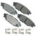 Akebono Brake Corporation ACT1114A ProACT Ultra-Premium Rear Brake Pads