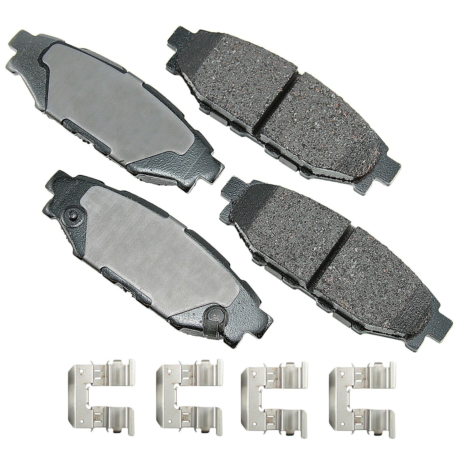 Akebono Brake Corporation ACT1114A ProACT Ultra-Premium Rear Brake Pads