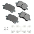 Akebono Brake Corporation ACT1160 ProACT Ultra-Premium Front Brake Pads for Pontiac and Chevrolet 2006-2012
