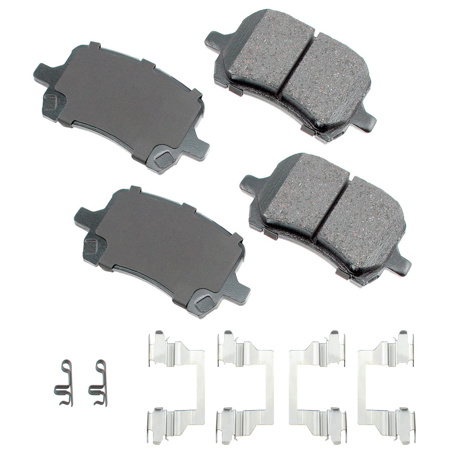 Akebono Brake Corporation ACT1160 ProACT Ultra-Premium Front Brake Pads for Pontiac and Chevrolet 2006-2012
