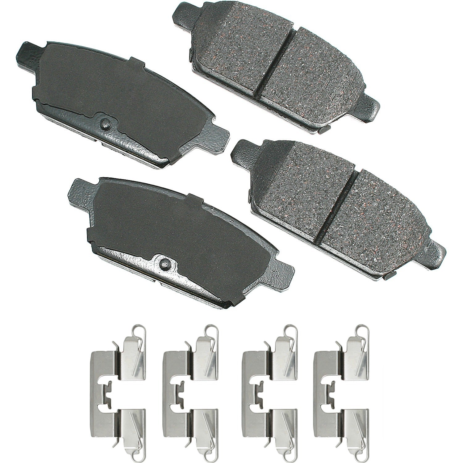 Akebono Brake Corporation ACT1161 ProACT Ultra-Premium Rear Brake Pads for Ford, Lincoln, Mercury, Mazda