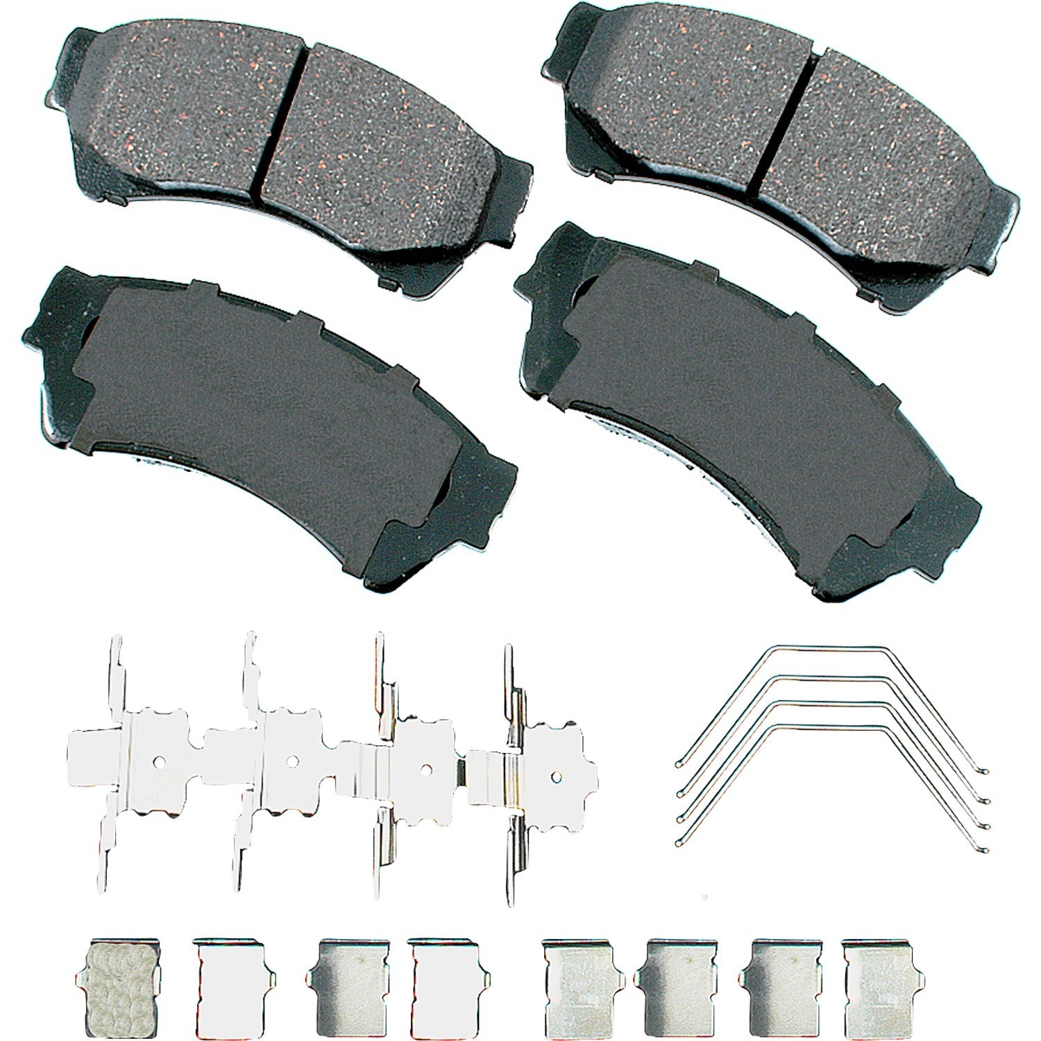 Akebono Brake Corporation ACT1164 ProAct Ultra-Premium Front Brake Pads for Ford Fusion 2006-2012 and Lincoln MKZ
