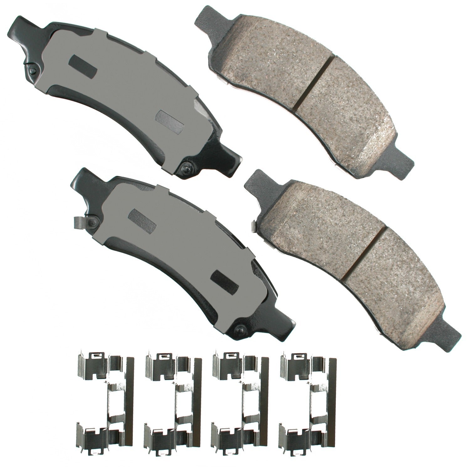 Akebono Brake Corporation ACT1169A ProAct Ultra-Premium Front Brake Pads for GM Midsize SUVs