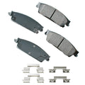 Akebono Brake Corporation ACT1194A ProAct Ultra-Premium Rear Brake Pads for Cadillac Escalade 2007-2014