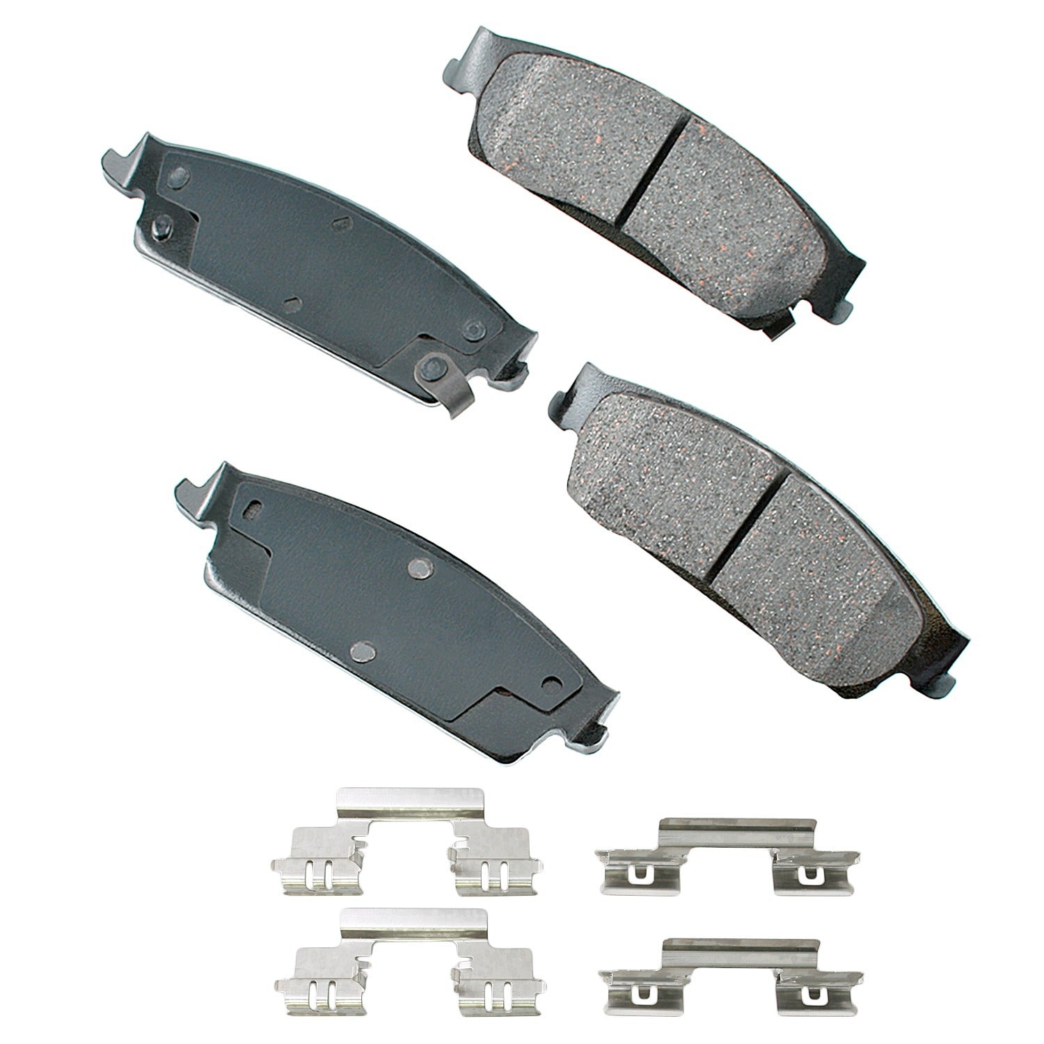 Akebono Brake Corporation ACT1194A ProAct Ultra-Premium Rear Brake Pads for Cadillac Escalade 2007-2014