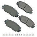 Akebono Brake Corporation ACT1210A ProAct Ultra-Premium Front Brake Pads for Lexus, Toyota, Scion, Pontiac