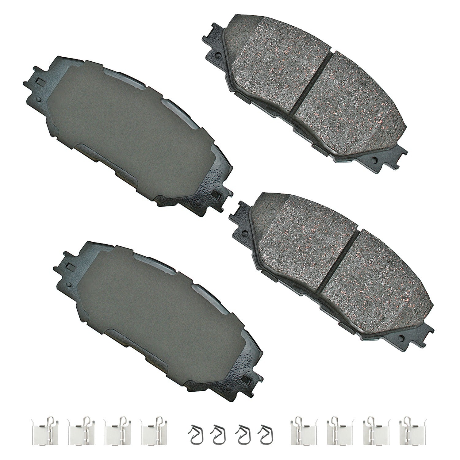 Akebono Brake Corporation ACT1210A ProAct Ultra-Premium Front Brake Pads for Lexus, Toyota, Scion, Pontiac