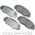 Akebono Brake Corporation ACT1211A ProACT Ultra-Premium Front Brake Pads for Toyota, Scion, Pontiac 2006-2020