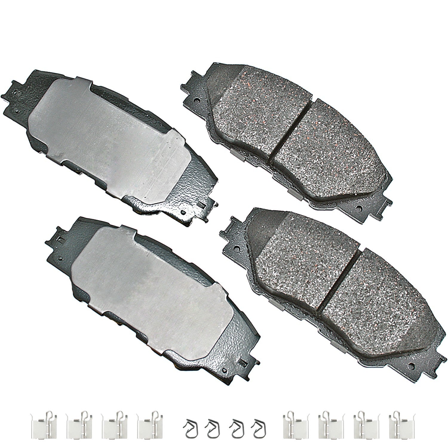 Akebono Brake Corporation ACT1211A ProACT Ultra-Premium Front Brake Pads for Toyota, Scion, Pontiac 2006-2020