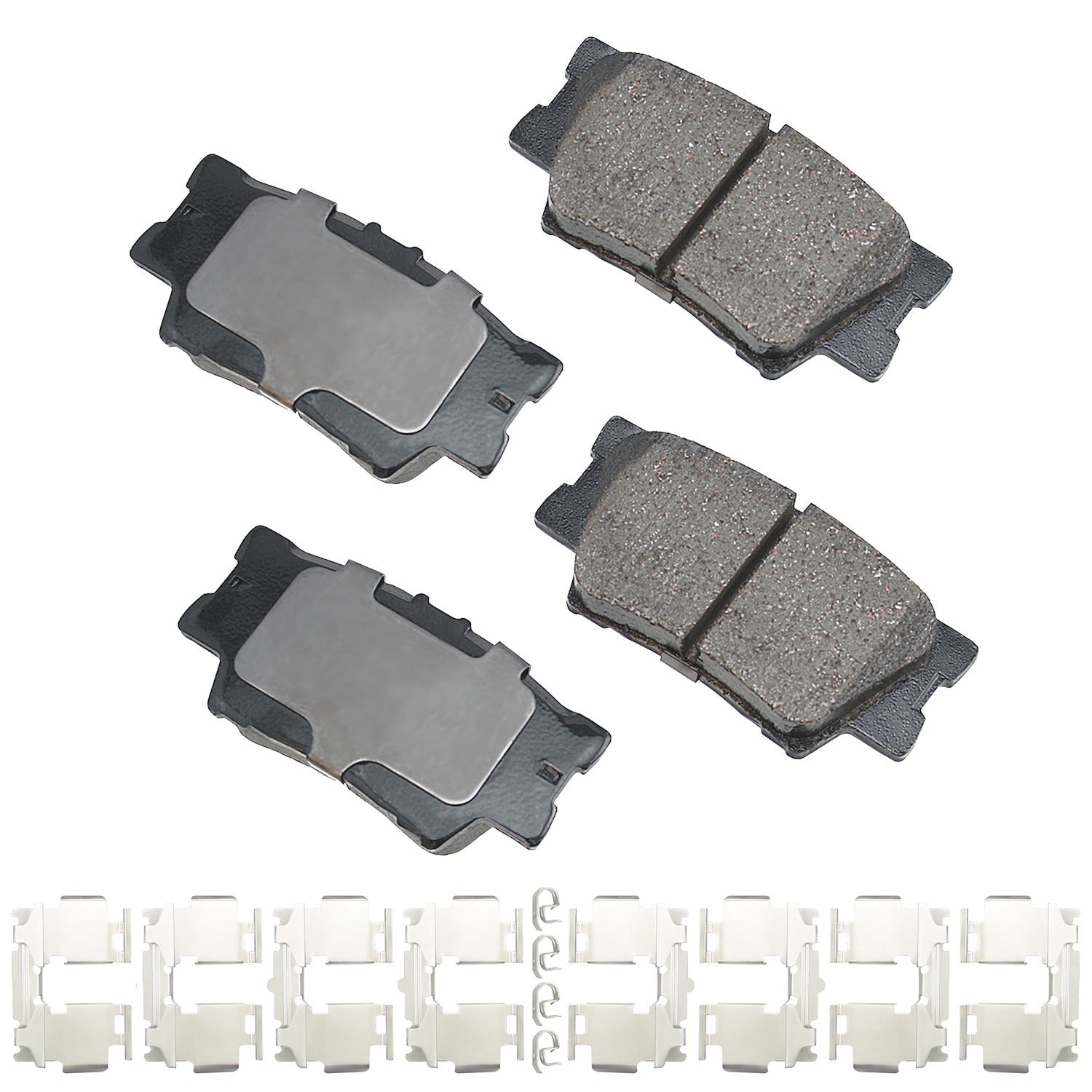 Akebono Brake Corporation ACT1212A ProAct Ultra-Premium Rear Brake Pads for Lexus, Pontiac, and Toyota Vehicles