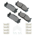 Akebono Brake Corporation ACT1222A ProAct Ultra-Premium Front Brake Pads for Lexus and Toyota