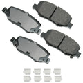 Akebono Brake Corporation ACT1274A ProAct Ultra-Premium Rear Brake Pads for Dodge Nitro and Jeep Wrangler (2007-2018) - 15.95 mm Thickness