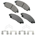 Akebono Brake Corporation ACT1280 ProAct Ultra-Premium Front Brake Pads for Acura and Honda Vehicles