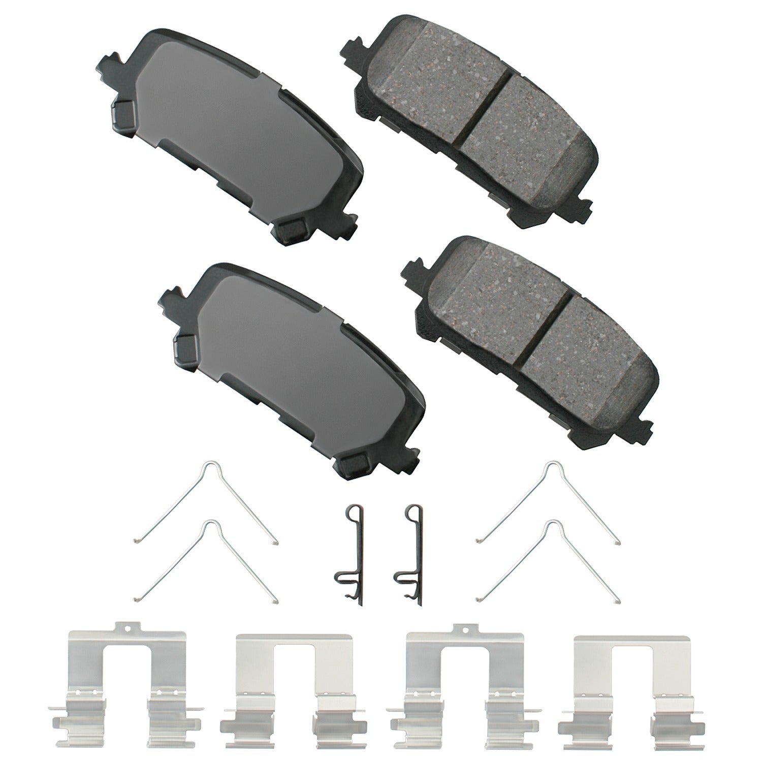 Akebono Brake Corporation ACT1281 ProAct Ultra-Premium Rear Brake Pads for Honda and Acura Vehicles