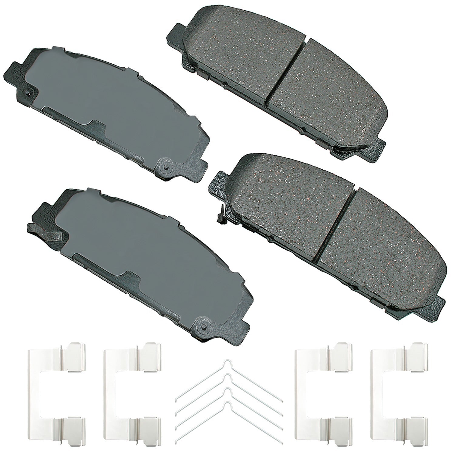 Akebono Brake Corporation ACT1286A ProAct Ultra-Premium Front Brake Pads for Infiniti QX56 and QX80 2006-2013
