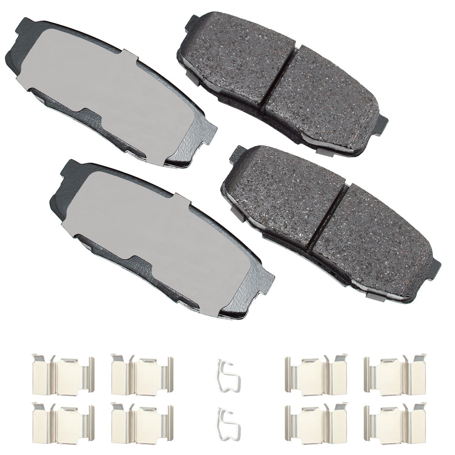 Akebono Brake Corporation ACT1304A ProAct Ultra-Premium Rear Brake Pads for Lexus LX570 and Toyota Land Cruiser